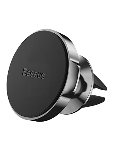 Baseus Small Ears Serie Magnetischer Handyhalter Smartphone Halterung (für Auto Lüftung) Schwarz (SUER-A01) von Baseus