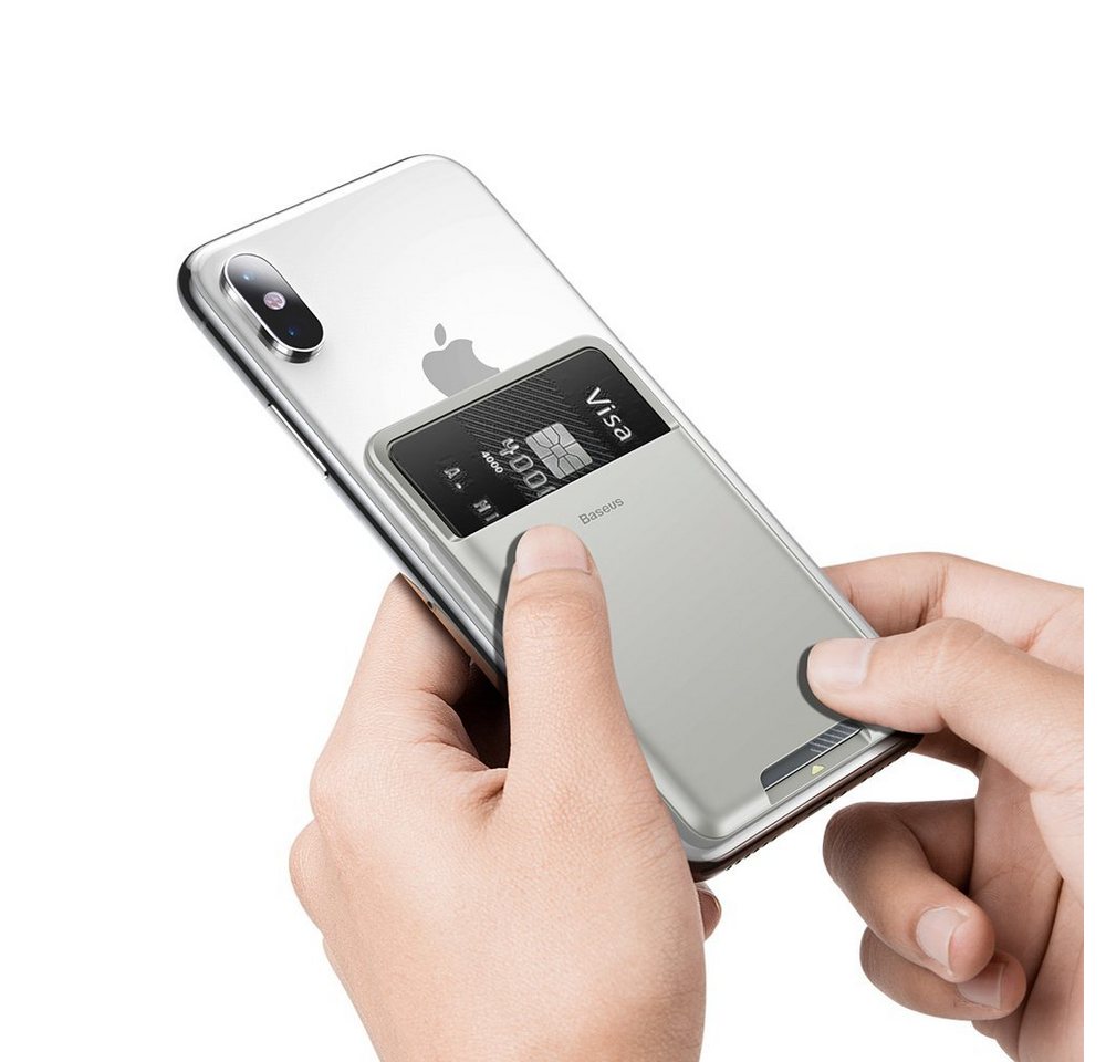 Baseus Smartphone-Hülle Selbstklebende Kartentasche Universal Multi Card Holder Baseus Smartphone-Hülle Selbstklebende Kartentasche Universal Multi Card Holder von Baseus