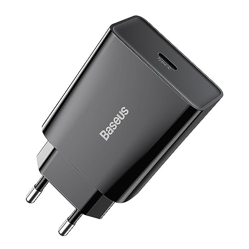 Baseus Speed Mini, USB-C 20W Schnellladegerät, PD, schwarz, CCFS-SN01 von Baseus