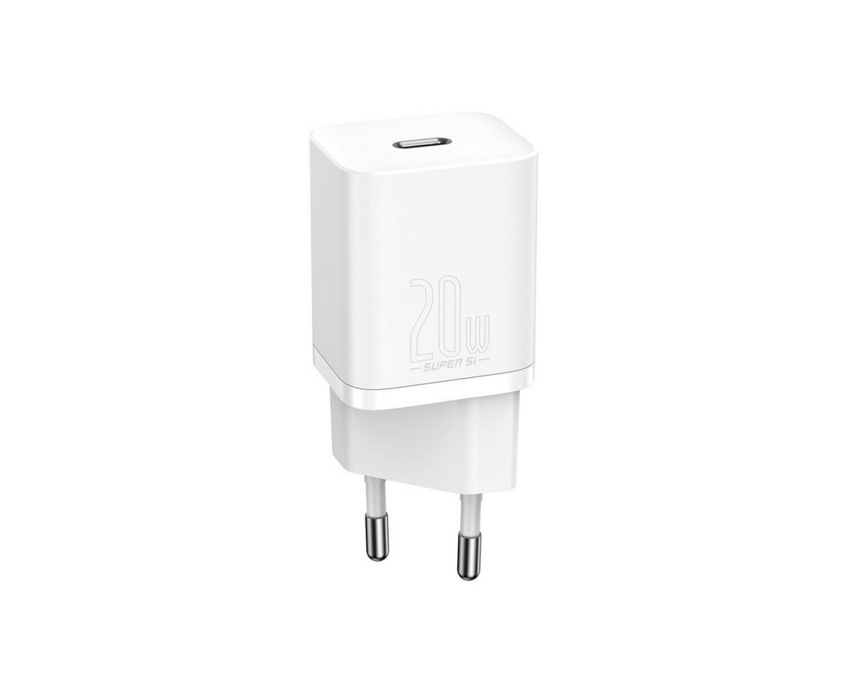 Baseus Baseus Super Si 1C Schnellladegerät 1x Typ-C 20W Power Delivery weiß Smartphone-Ladegerät Baseus Baseus Super Si 1C Schnellladegerät 1x Typ-C 20W Power Delivery weiß Smartphone-Ladegerät von Baseus