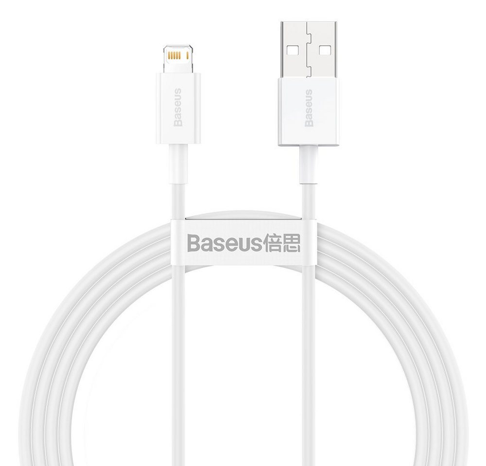 Baseus Superior Kabel USB - iPhone 2,4A 1,5 m Weiß USB-Kabel von Baseus