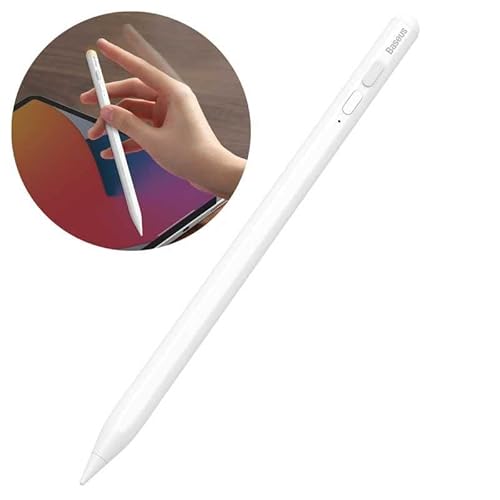 Baseus Tablet Tool Pen Capacitive Active Stylus Pen for iPad with Cable (Type-C 3A 0.3m) White (SXBC000102) von Baseus