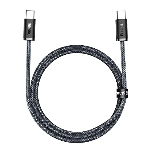 Baseus Typ-C - Typ-C Dynamic Series Schnellladedatenkabel 100W, 1m Grau (CALD000216) von Baseus