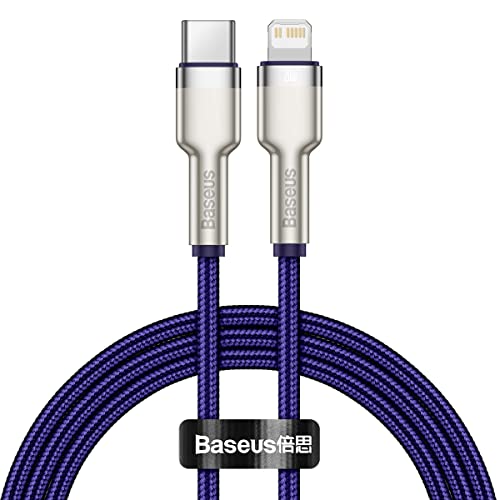 Baseus Type-C - Lightning Cafule Series Metal Data Cable PD 20W 1m Pu von Baseus