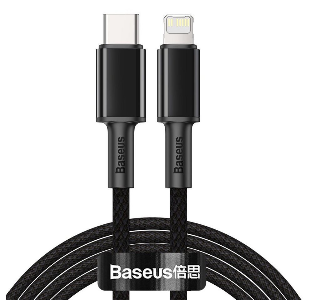 Baseus USB Typ C Kabel - iPhone Fast Charging PD 20 W 2 m schwarz Smartphone-Kabel von Baseus