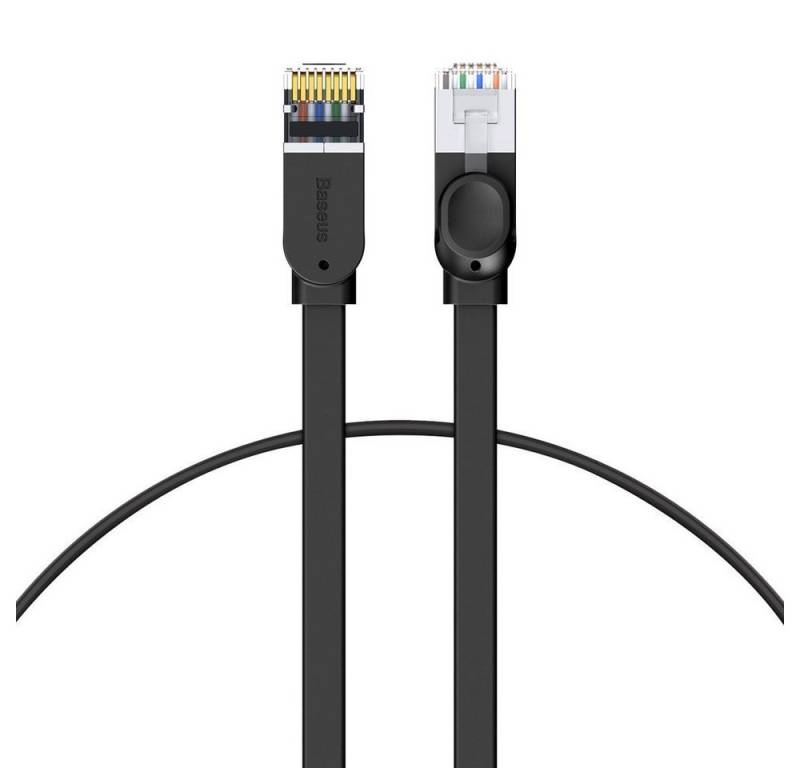 Baseus flaches LAN Kabel Internetkabel Ethernet patchcord RJ45 Cat 6 1000Mbp LAN-Kabel, (50 cm) von Baseus