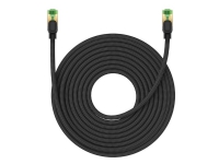 Baseus geflochtenes Kat. 8 Baseus Ethernet RJ45 Netzwerkkabel, 40Gbps, 1.5m (schwarz) von Baseus
