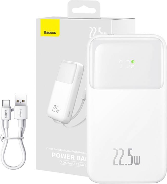 Powerbank Baseus Comet 10000mAh, 22,5W (Balta) (PPMD020002) von Baseus
