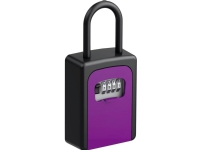 BASI SSZ 200B, Tragbarer Safe, Schwarz, Violett, Zahlenschloss, Aluminium, Vinyl, Wand, Schlüssel BASI SSZ 200B, Tragbarer Safe, Schwarz, Violett, Zahlenschloss, Aluminium, Vinyl, Wand, Schlüssel von Basi