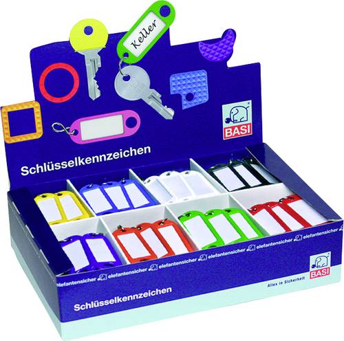 Basi Schlüsselanhänger 8500-9010 8-farbig 1 Set von Basi