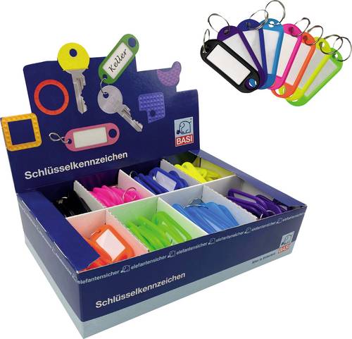 Basi Schlüsselanhänger 8510-9010 8-farbig 1 Set von Basi