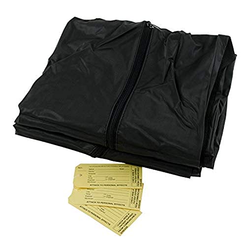 Basic Medical Supply BasicMecicalSupply Einweg-Leichensack, schwarzes PVC, 1 Stück von Basic Medical Supply