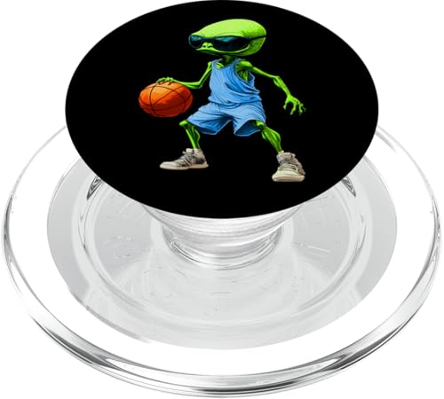 Aliens Basketball / Basketballerin Alien PopSockets PopGrip für MagSafe von Basketball Animals