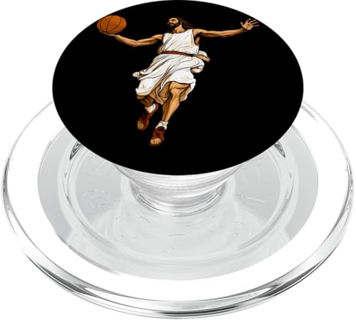 Basketballer Jesus PopSockets PopGrip für MagSafe Basketballer Jesus PopSockets PopGrip für MagSafe von Basketball Animals