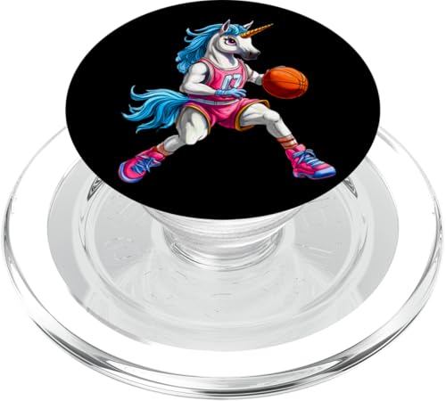 Einhörner Basketball / Basketballerin Einhorn PopSockets PopGrip für MagSafe von Basketball Animals