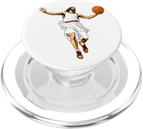 Jesu Basketball / Basketballerin Jesus PopSockets PopGrip für MagSafe Jesu Basketball / Basketballerin Jesus PopSockets PopGrip für MagSafe von Basketball Animals