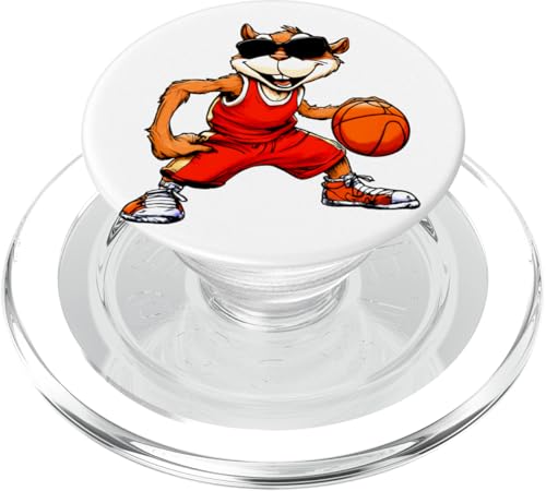 Streifenhörnchen Basketball / Basketballer Chipmunk PopSockets PopGrip für MagSafe Streifenhörnchen Basketball / Basketballer Chipmunk PopSockets PopGrip für MagSafe von Basketball Animals