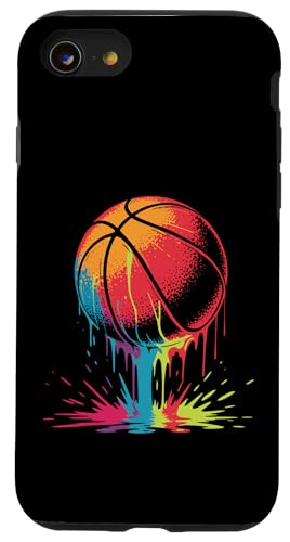 Basketballer Basketball Spieler Basketball Hülle für iPhone SE (2020) / 7 / 8 von Basketball Basketballspieler Basketballverein