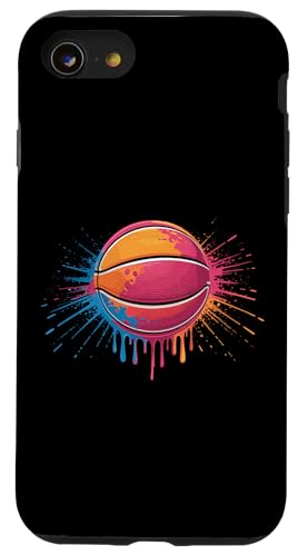Basketballer Basketball Spieler Basketball Hülle für iPhone SE (2020) / 7 / 8 von Basketball Basketballspieler Basketballverein