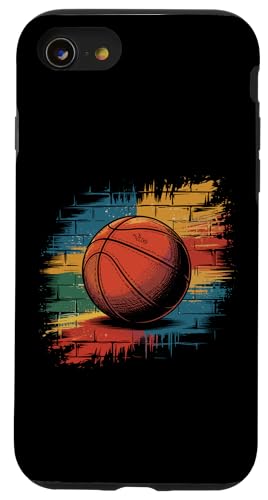 Basketballer Basketball Spieler Basketball Hülle für iPhone SE (2020) / 7 / 8 von Basketball Basketballspieler Basketballverein
