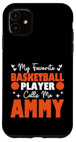 Mein Lieblingsbasketballspieler nennt mich Ammy Mother's Day Hülle für iPhone 11 Mein Lieblingsbasketballspieler nennt mich Ammy Mother's Day Hülle für iPhone 11 von Basketball Lover Sport Basketball Player Family