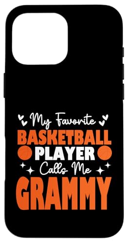 Mein Lieblingsbasketballspieler nennt mich Grammy Mother's Day Hülle für iPhone 16 Pro Max Mein Lieblingsbasketballspieler nennt mich Grammy Mother's Day Hülle für iPhone 16 Pro Max von Basketball Lover Sport Basketball Player Family