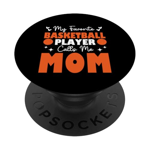 Mein Lieblingsbasketballspieler nennt mich Mama Muttertag PopSockets Klebender PopGrip Mein Lieblingsbasketballspieler nennt mich Mama Muttertag PopSockets Klebender PopGrip von Basketball Lover Sport Basketball Player Family