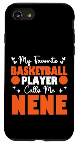 Mein Lieblingsbasketballspieler nennt mich Nene Muttertag Hülle für iPhone SE (2020) / 7 / 8 von Basketball Lover Sport Basketball Player Family