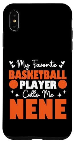 Mein Lieblingsbasketballspieler nennt mich Nene Muttertag Hülle für iPhone XS Max Mein Lieblingsbasketballspieler nennt mich Nene Muttertag Hülle für iPhone XS Max von Basketball Lover Sport Basketball Player Family