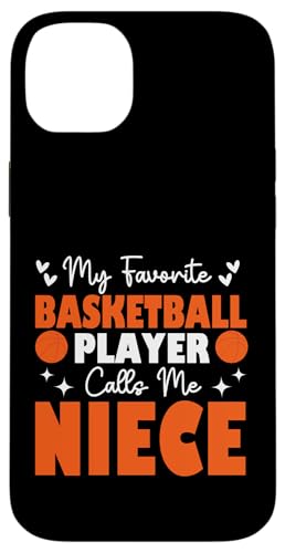 Mein Lieblingsbasketballspieler nennt mich Nichte Muttertag Hülle für iPhone 14 Plus Mein Lieblingsbasketballspieler nennt mich Nichte Muttertag Hülle für iPhone 14 Plus von Basketball Lover Sport Basketball Player Family