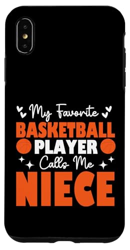 Mein Lieblingsbasketballspieler nennt mich Nichte Muttertag Hülle für iPhone XS Max Mein Lieblingsbasketballspieler nennt mich Nichte Muttertag Hülle für iPhone XS Max von Basketball Lover Sport Basketball Player Family