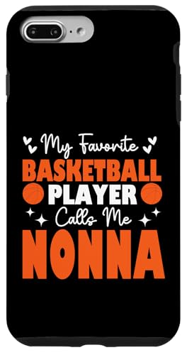 Mein Lieblingsbasketballspieler nennt mich Nonna Muttertag Hülle für iPhone 7 Plus/8 Plus Mein Lieblingsbasketballspieler nennt mich Nonna Muttertag Hülle für iPhone 7 Plus/8 Plus von Basketball Lover Sport Basketball Player Family