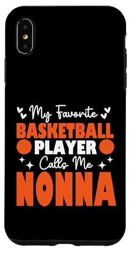 Mein Lieblingsbasketballspieler nennt mich Nonna Muttertag Hülle für iPhone XS Max Mein Lieblingsbasketballspieler nennt mich Nonna Muttertag Hülle für iPhone XS Max von Basketball Lover Sport Basketball Player Family