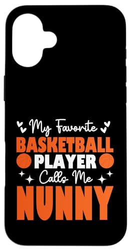 Mein Lieblingsbasketballspieler nennt mich Nunny Mother's Day Hülle für iPhone 16 Plus Mein Lieblingsbasketballspieler nennt mich Nunny Mother's Day Hülle für iPhone 16 Plus von Basketball Lover Sport Basketball Player Family