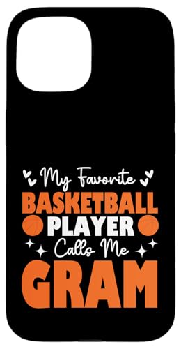 Mein Lieblingsbasketballspieler nennt mich Oma Muttertag Hülle für iPhone 15 Mein Lieblingsbasketballspieler nennt mich Oma Muttertag Hülle für iPhone 15 von Basketball Lover Sport Basketball Player Family