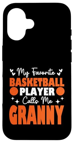 Mein Lieblingsbasketballspieler nennt mich Oma Muttertag Hülle für iPhone 16 Mein Lieblingsbasketballspieler nennt mich Oma Muttertag Hülle für iPhone 16 von Basketball Lover Sport Basketball Player Family