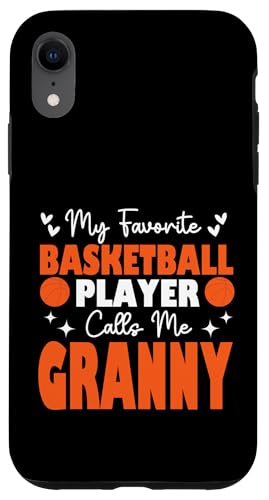 Mein Lieblingsbasketballspieler nennt mich Oma Muttertag Hülle für iPhone XR Mein Lieblingsbasketballspieler nennt mich Oma Muttertag Hülle für iPhone XR von Basketball Lover Sport Basketball Player Family