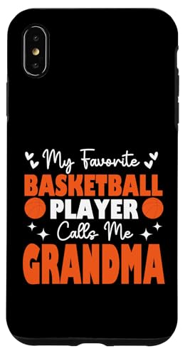 Mein Lieblingsbasketballspieler nennt mich Oma Muttertag Hülle für iPhone XS Max Mein Lieblingsbasketballspieler nennt mich Oma Muttertag Hülle für iPhone XS Max von Basketball Lover Sport Basketball Player Family