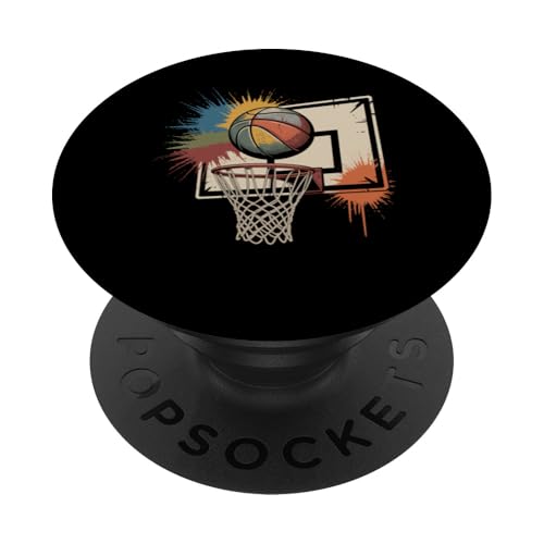 Basketball Spieler Basketballer Basketball PopSockets Klebender PopGrip Basketball Spieler Basketballer Basketball PopSockets Klebender PopGrip von Basketballverein Basketball Basketballspieler