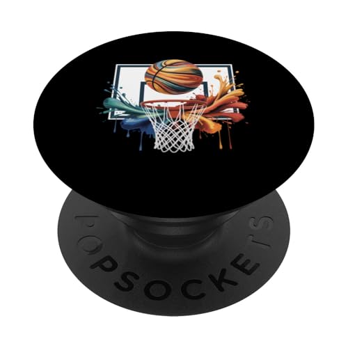 Basketball Spieler Basketballer Basketball PopSockets Klebender PopGrip Basketball Spieler Basketballer Basketball PopSockets Klebender PopGrip von Basketballverein Basketball Basketballspieler