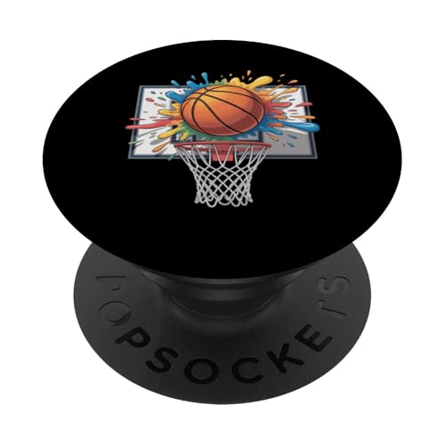 Basketball Spieler Basketballer Basketball PopSockets Klebender PopGrip Basketball Spieler Basketballer Basketball PopSockets Klebender PopGrip von Basketballverein Basketball Basketballspieler