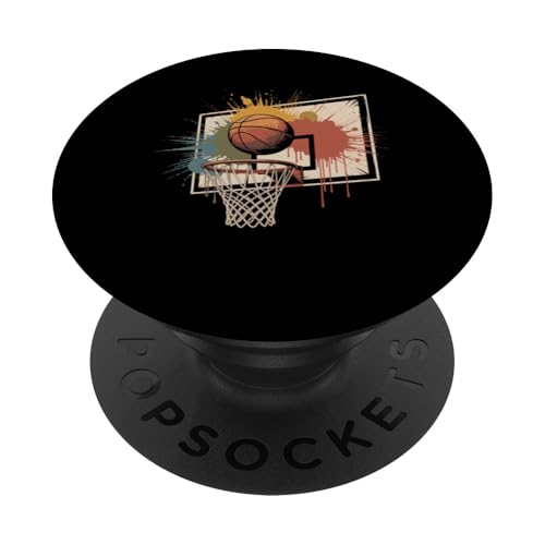 Basketball Spieler Basketballer Basketball PopSockets Klebender PopGrip Basketball Spieler Basketballer Basketball PopSockets Klebender PopGrip von Basketballverein Basketball Basketballspieler