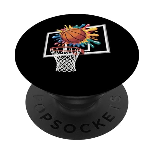 Basketball Spieler Basketballer Basketball PopSockets Klebender PopGrip Basketball Spieler Basketballer Basketball PopSockets Klebender PopGrip von Basketballverein Basketball Basketballspieler