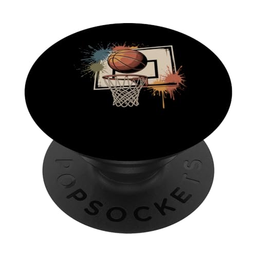 Basketball Spieler Basketballer Basketball PopSockets Klebender PopGrip Basketball Spieler Basketballer Basketball PopSockets Klebender PopGrip von Basketballverein Basketball Basketballspieler