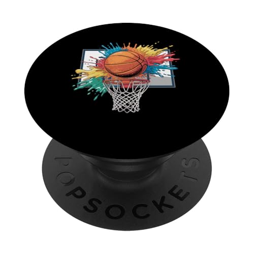 Basketball Spieler Basketballer Basketball PopSockets Klebender PopGrip Basketball Spieler Basketballer Basketball PopSockets Klebender PopGrip von Basketballverein Basketball Basketballspieler