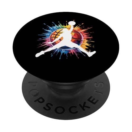 Basketball Spieler Basketballer Basketball PopSockets Klebender PopGrip Basketball Spieler Basketballer Basketball PopSockets Klebender PopGrip von Basketballverein Basketball Basketballspieler