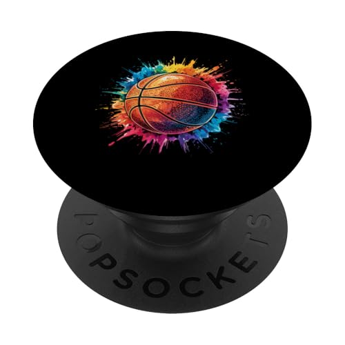 Basketball Spieler Basketballer Basketball PopSockets Klebender PopGrip Basketball Spieler Basketballer Basketball PopSockets Klebender PopGrip von Basketballverein Basketball Basketballspieler