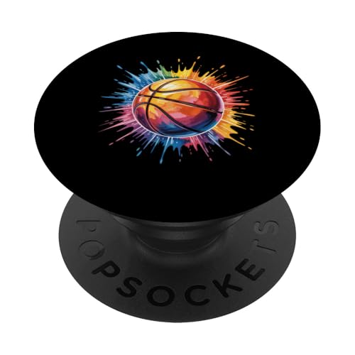 Basketball Spieler Basketballer Basketball PopSockets Klebender PopGrip Basketball Spieler Basketballer Basketball PopSockets Klebender PopGrip von Basketballverein Basketball Basketballspieler
