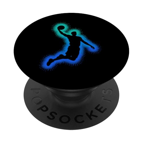 Basketball Spieler Basketballer Basketball PopSockets Klebender PopGrip Basketball Spieler Basketballer Basketball PopSockets Klebender PopGrip von Basketballverein Basketball Basketballspieler