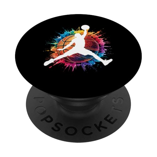 Basketball Spieler Basketballer Basketball PopSockets Klebender PopGrip Basketball Spieler Basketballer Basketball PopSockets Klebender PopGrip von Basketballverein Basketball Basketballspieler